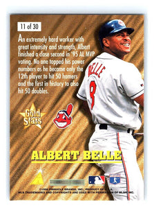 Albert Belle 1996 Score Gold Stars Series Mint Card #11