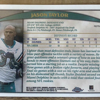 Jason Taylor 1998 Topps Chrome Refractor Series Mint Card #95