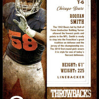 Roquan Smith 2019 Score Throwbacks Series Mint Card #T-6