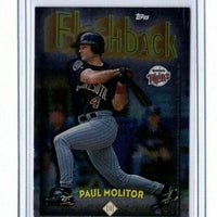 Paul Molitor 1998 Topps Flashback Series Mint Card #FB3