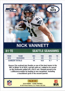 Nick Vannett 2019 Score GOLD Series Mint Card #323