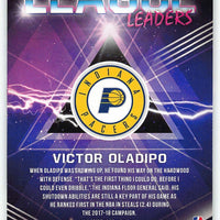 Victor Oladipo 2018 2019 Panini  Donruss League Leaders Series Mint Card #4