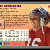 Joe Montana 1993 Fleer Series Mint Card #475