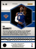 RJ Barrett 2020 2021 Mosaic Orange Reactive Prizm Series Mint Card #68
