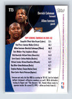 Allen Iverson 2002 2003 Topps Top Tandems Series Mint Card #TT3
