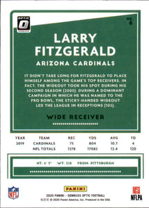 Larry Fitzgerald 2020 Donruss Optic Series Mint Card #6