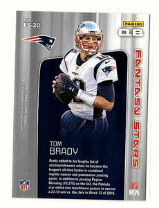 Tom Brady 2019 Score Fantasy Stars Series Mint Card #FS-20