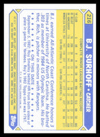 B.J. Surhoff 1987 Topps Tiffany Series Mint Card #216
