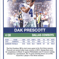 Dak Prescott 2019 Panini Score Series Mint Card #162