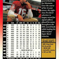 Joe Montana 1997 Upper Deck Series Mint Card #178