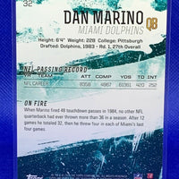 Dan Marino 2014 Topps Fire Series Mint Card #32