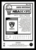 Dariq Whitehead 2023 2024 Panini Hoops Series Mint Rookie Card #274
