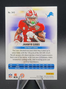 Jahmyr Gibbs 2023 Panini Prestige Xtra Points Diamond Series Mint Rookie Card #343