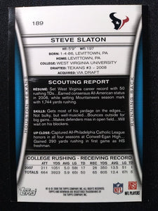 Steve Slaton 2008 Bowman Gold Series Mint Rookie Card #189