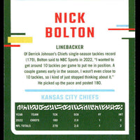 Nick Bolton 2023 Donruss Series Mint Card #148