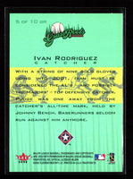 Ivan Rodriguez 2002 Fleer Tradition Grass Roots Series Mint Card #5
