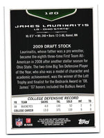James Laurinaitis 2009 Bowman Draft Picks #120 Series Mint Rookie Card #120
