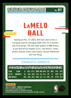 LaMelo Ball 2023 2024 Panini Donruss Basketball Series Mint Card #87
