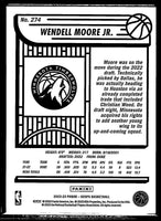 Wendell Moore Jr 2022 2023 Panini Hoops Series Mint Rookie Card #274
