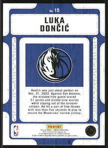 Luka Doncic 2023 2024 Panini Donruss Hardwood Masters Series Mint Card #15