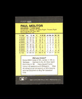Paul Molitor 1986 Fleer Mini Series Mint Card #101
