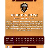 Derrick Rose 2017 2018 Panini Donruss Series Mint Card #29