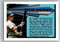 Edgar Martinez 1993 Topps Black Gold Series Mint Card #37
