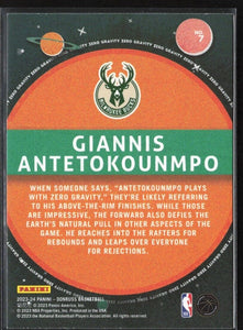 Giannis Antetokounmpo 2023 2024 Donruss Zero Gravity Card #7