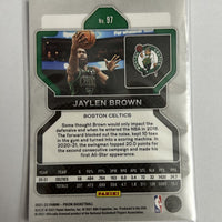 Jaylen Brown 2021 2022 Panini Prizm Series Mint Card #97