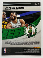 Jayson Tatum 2021 2022 Panini Mosaic Elevate Series Mint Card #5
