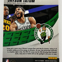 Jayson Tatum 2021 2022 Panini Mosaic Elevate Series Mint Card #5