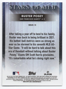 Buster Posey 2022 Topps Stars Of MLB Series Mint Card #SMLB-18