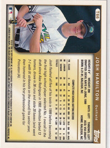 Josh Hamilton 1999 Topps Traded Series Mint ROOKIE Card #T66