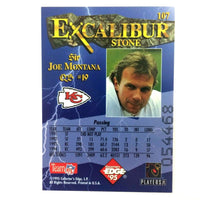 Joe Montana 1995 Collector's Edge Excalibur Series Mint Card #107
