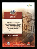 Wes Welker 2008 Score Future Franchise Series Mint Card  #F-13
