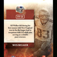 Wes Welker 2008 Score Future Franchise Series Mint Card  #F-13