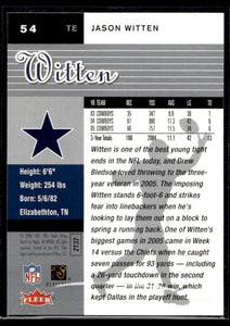 Jason Witten 2006 Fleer Ultra Series Mint Card #54