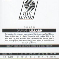 Damian Lillard 2013 2014 Hoops Series RED PARALLEL VERSION Mint Card #106