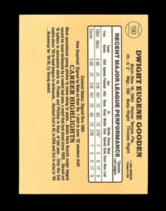 Dwight Gooden 1985 Donruss Series Mint Rookie Card #190