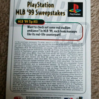 Tom Glavine 1998 Donruss PlayStation MLB '99 Sweepstakes Card Series Mint Card #13