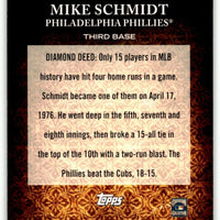 Mike Schmidt 2011 Topps Diamond Anniversary Series Mint Card #HTA-16