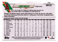 Jared Walsh 2021 Topps Holiday Baseball Series Mint Card  #HW107
