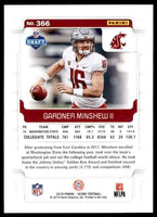 Gardner Minshew 2019 Panini Score Series Mint Rookie Card #366
