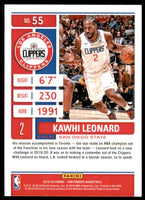 Kawhi Leonard 2019 2020 Panini Contenders Season Ticket Series Mint Card #55
