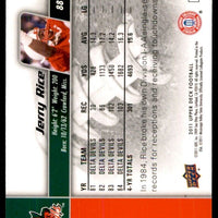 Jerry Rice 2011 Upper Deck Mississippi Valley State Delta Devils  Series Mint Card #18