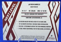 Jayden Daniels 2024 SAGE Next Level Silver Series Mint Card #81
