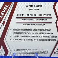 Jayden Daniels 2024 SAGE Next Level Silver Series Mint Card #81