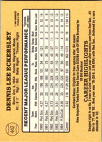 Dennis Eckersley 1985 Donruss Series Mint Rookie Card #442
