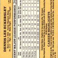 Dennis Eckersley 1985 Donruss Series Mint Rookie Card #442