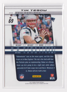 Tim Tebow 2013 Panini Prizm Series Mint Card #69